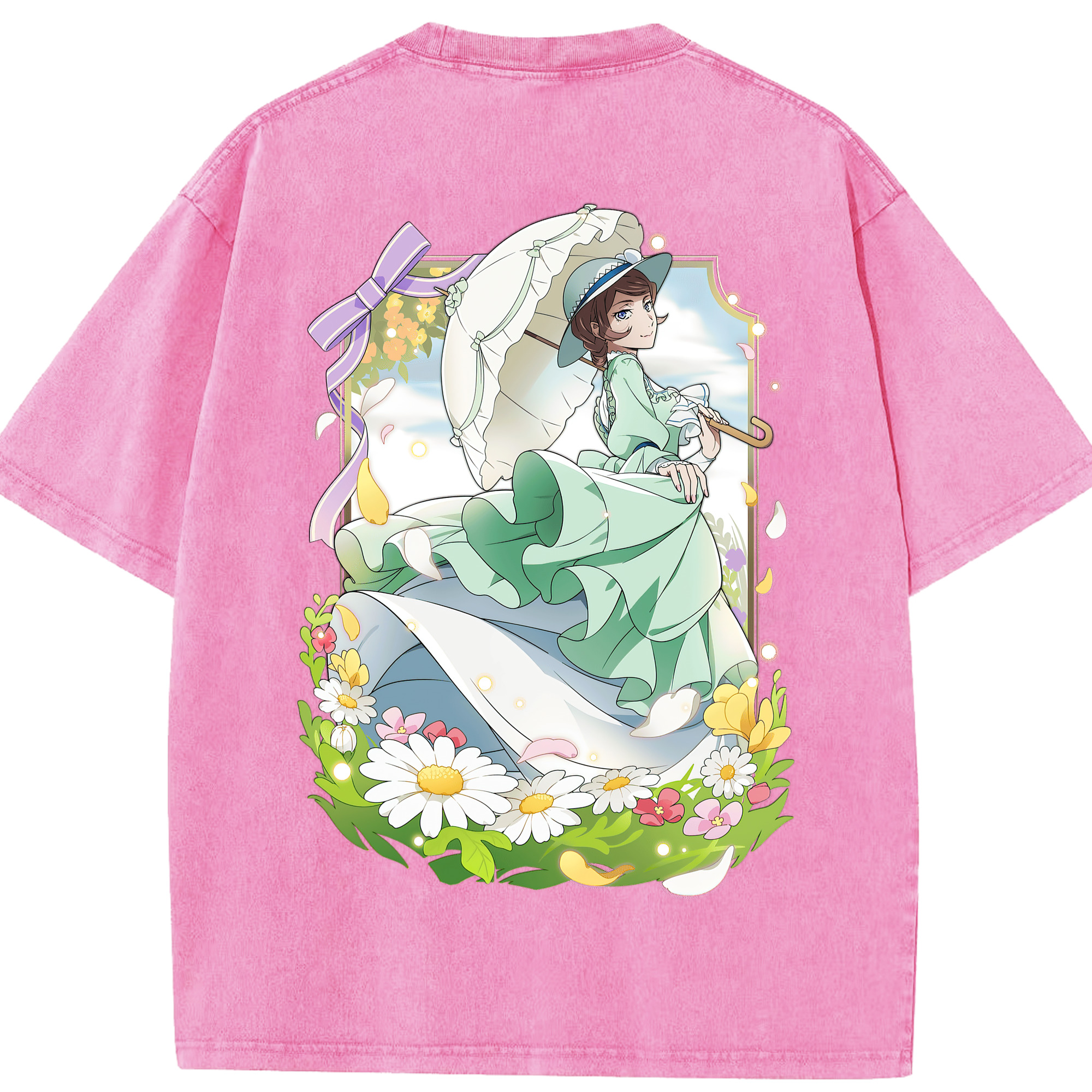 （画像用） 文豪ストレイドッグス Bungo Stray Dogs 綿100% ヴィンテージ風 半袖Tシャツ（背面プリント）